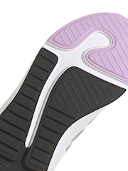 Joules Daisy Navy Pink Long Sleeve Top With Frill Neck - Image 9 of 13