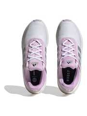 Joules Daisy Navy Pink Long Sleeve Top With Frill Neck - Image 10 of 13