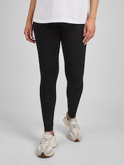 JoJo Maman Bébé Black Cotton Rich Maternity Leggings - Image 1 of 6