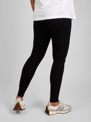 JoJo Maman Bébé Black Cotton Rich Maternity Leggings - Image 2 of 6