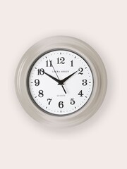 Laura Ashley Grey Newgale Small Kitchen Clock - Image 2 of 5
