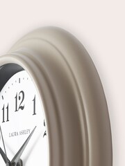 Laura Ashley Grey Newgale Small Kitchen Clock - Image 4 of 5