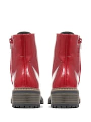 Pavers Red Pavers Ladies Lace Up Ankle Boots - Image 3 of 6