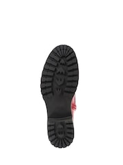 Pavers Red Pavers Ladies Lace Up Ankle Boots - Image 5 of 6