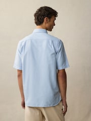 Azul - Fred Perry SS Oxford Shirt - Imagen 3 de 6