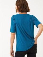 FatFace Blue Mercer Cowl Sparkle Longline Tunic - Image 2 of 4