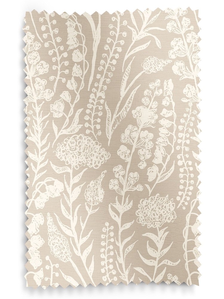 Cream Jarrod Made To Measure 100% Cotton Curtains - Image 9 of 9