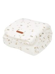 Little Dutch White Sailors Bay White Bassinet Blanket - Image 1 of 1