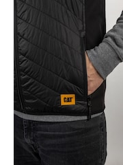 Caterpillar Trades Hybrid Body Warmer Black Gilet - Image 3 of 7
