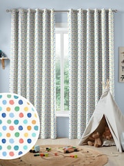 Voyage Primary Dotty Made To Measure Curtains - Image 1 of 9