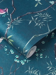 Graham & Brown Green Tori 10M Wallpaper - Image 2 of 3