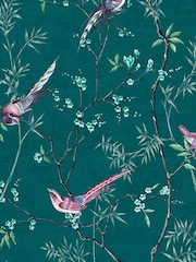 Graham & Brown Green Tori 10M Wallpaper - Image 3 of 3