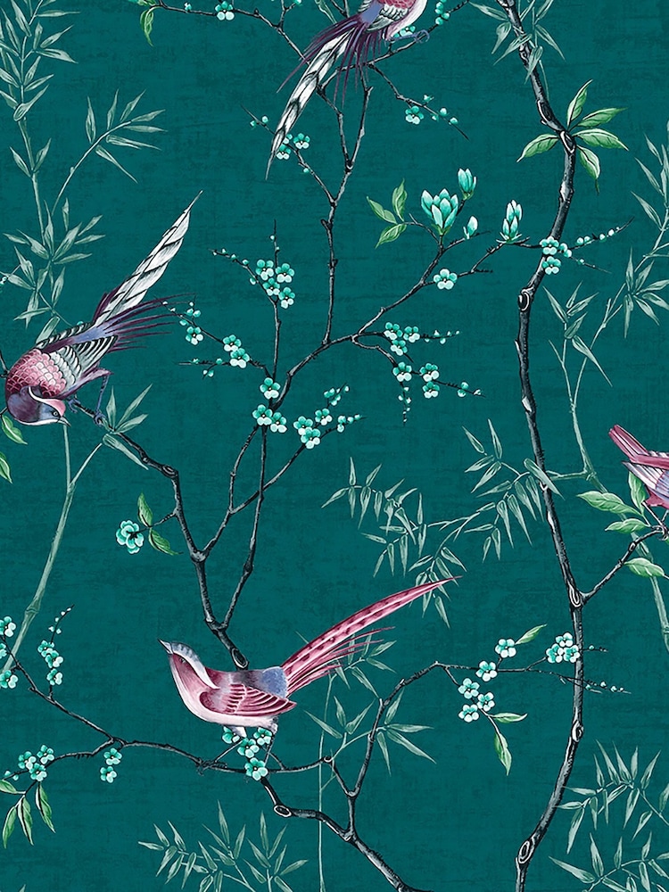Graham & Brown Green Tori 10M Wallpaper - Image 3 of 3