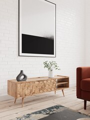 Swoon Natural Terning TV Unit - Image 2 of 8