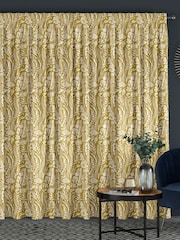 Yellow Jarrod Made To Measure 100% Cotton Curtains - Image 2 of 9