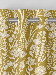 Yellow Jarrod Made To Measure 100% Cotton Curtains - Image 7 of 9