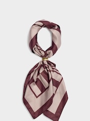 Katie Loxton Red Satin Checkered Multiway Scarf - Image 1 of 5