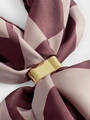 Katie Loxton Red Satin Checkered Multiway Scarf - Image 4 of 5