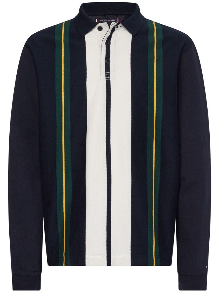 Tommy Hilfiger Blue Icon Stripe Rugby Shirt - Image 4 of 5