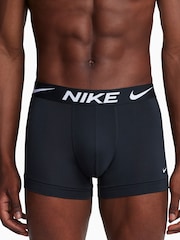 Nike Black Nike Dri-FIT Essential Black Micro Trunks 3 Pack - Image 2 of 5