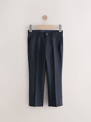 Navy Blue Tailored Fit Suit Trousers (12mths-16yrs) - Image 1 of 4