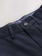 Navy Blue Tailored Fit Suit Trousers (12mths-16yrs) - Image 3 of 4