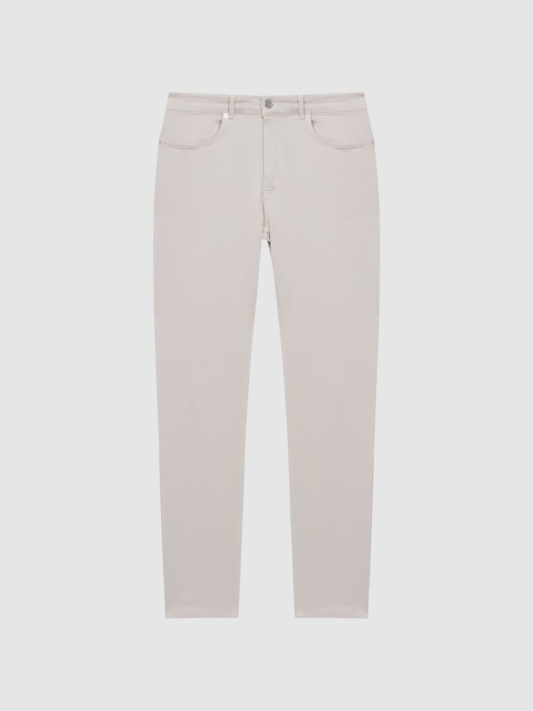 Reiss Stone Dover Slim Fit Brushed Jeans - Image 2 of 8