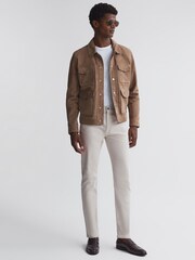 Reiss Stone Dover Slim Fit Brushed Jeans - Image 7 of 8