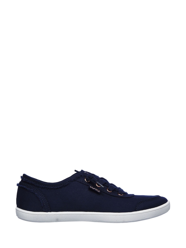Skechers Navy Womens Bobs B Cute Trainers - Image 2 of 5