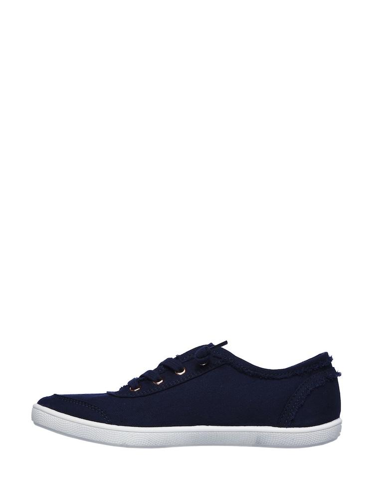 Skechers Navy Womens Bobs B Cute Trainers - Image 3 of 5