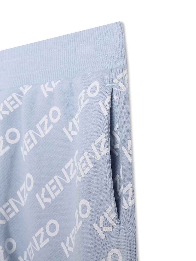 KENZO KIDS Baby Bedruckte Jogginghose mit Bündchen und Logo, Blau - Bild 3 von 3 KENZO KIDS Baby Bedruckte Jogginghose mit Bündchen und Logo, Blau - Bild 3 von 3