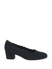 Gabor Wide Fit Gigi Antikrosa Suede Court Shoes - Image 1 of 5