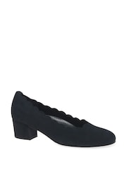 Gabor Wide Fit Gigi Antikrosa Suede Court Shoes - Image 3 of 5