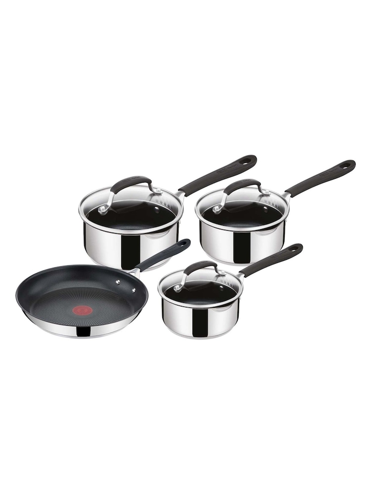 Jamie Oliver 4 Piece Grey Quick & Easy Pan Set 16/18/20cm + 24cmFrying pan - Image 1 of 4