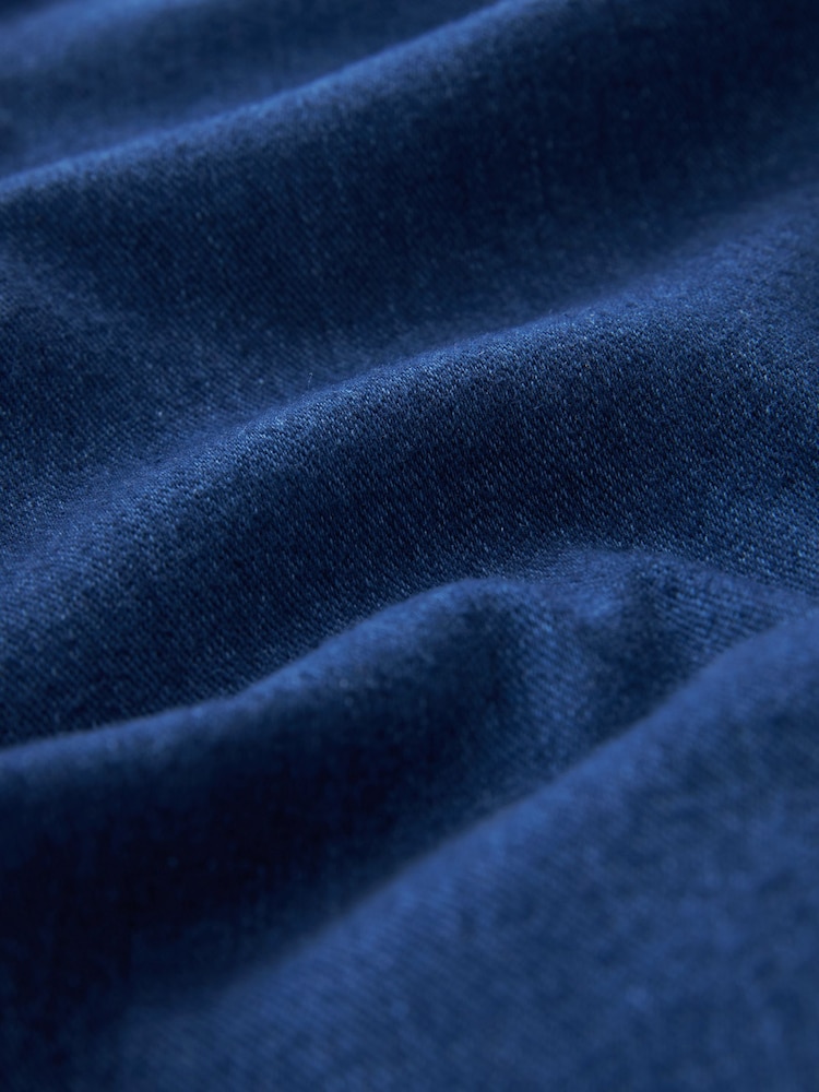 Dunkelblau - Cargo-Jogginghose aus Jersey-Denim - Bild 7 von 7