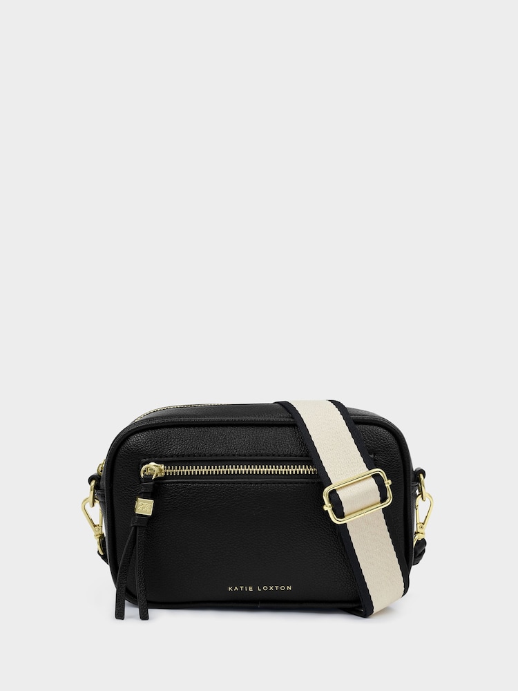 Katie Loxton Black Lottie Crossbody Bag - Image 2 of 5 Katie Loxton Black Lottie Crossbody Bag - Image 2 of 5