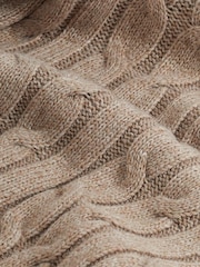 Neutral Regular Cable Crew Neck Jumper - Image 9 of 9