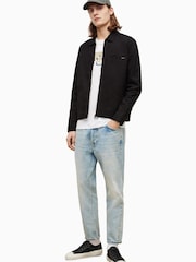 AllSaints Black 100% Cotton Curtis Jacket - Image 3 of 7