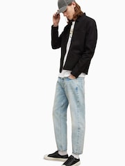 AllSaints Black 100% Cotton Curtis Jacket - Image 4 of 7