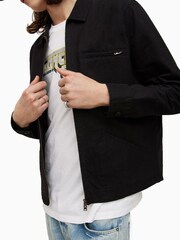 AllSaints Black 100% Cotton Curtis Jacket - Image 6 of 7