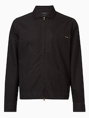 AllSaints Black 100% Cotton Curtis Jacket - Image 7 of 7