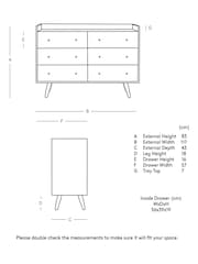 Swoon Natural Fresco Chest of Drawers - Image 8 of 8