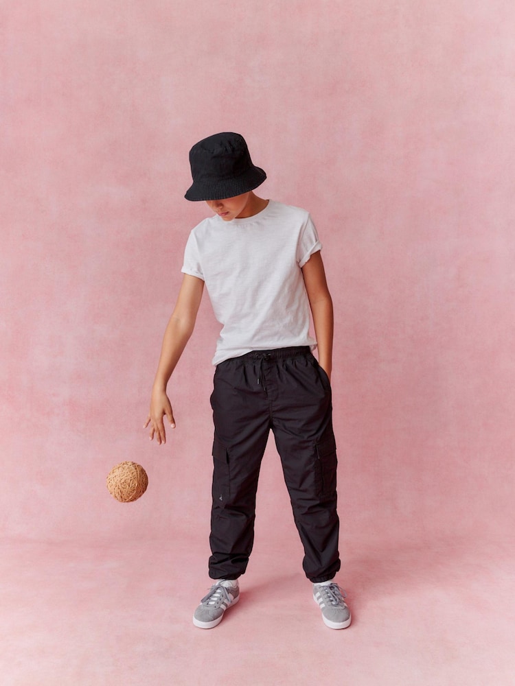 Black Cargo Trousers (3-16yrs) - Image 1 of 7