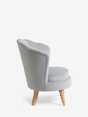 Laura Ashley Hayden Velvet Steel Heydour Chair - Image 5 of 7