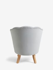 Laura Ashley Hayden Velvet Steel Heydour Chair - Image 6 of 7