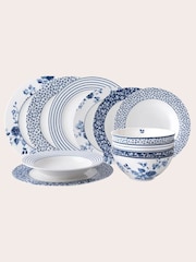Laura Ashley 12 Piece Blue dinner set Blueprint Collectables - Image 3 of 3
