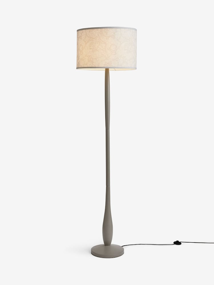 Morris & Co Grey Bachelors Button Floor Lamp - Image 5 of 5