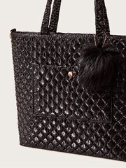 Monsoon Black Printed Satchel Backpack - Image 1 of 3
