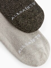 AllSaints Silver Mona Socks 2 Pack - Image 2 of 4
