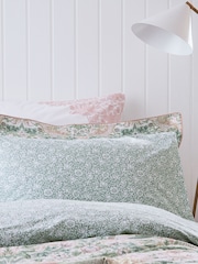 Morris & Co Set of 2 Pink Strawberry Thief 100% Cotton Pillowcases - Image 1 of 4